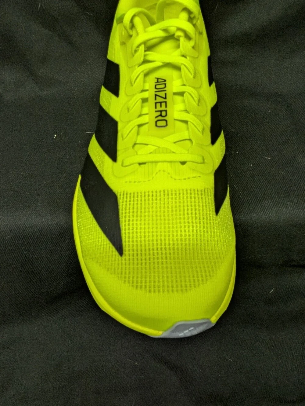 Adidas Adizero EVO SL Woven Shoes, Size 10.5, solar Yellow